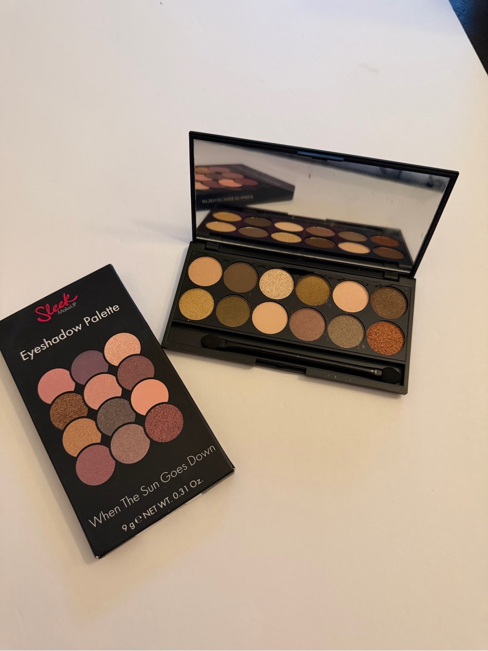 Sleek When The Sun Goes Down Eyeshadow Palette — Warm Browns & Golds